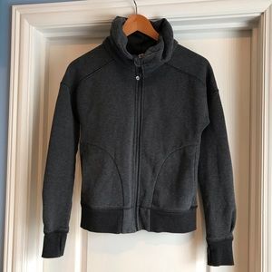 Lululemon Charcoal Zip-Up Jacket size 4